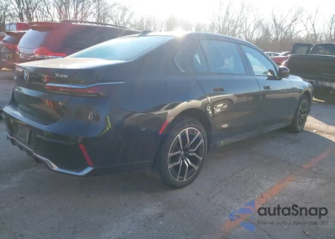 2024 BMW 740I xDrive from USA, damaged, VIN WBA33EH02RCP65287